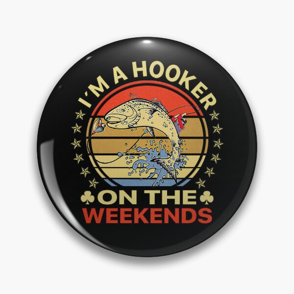 Item preview, Angler's Delight: Embracing the Weekend Hooker Life.  designed and sold by momoworlddesign.