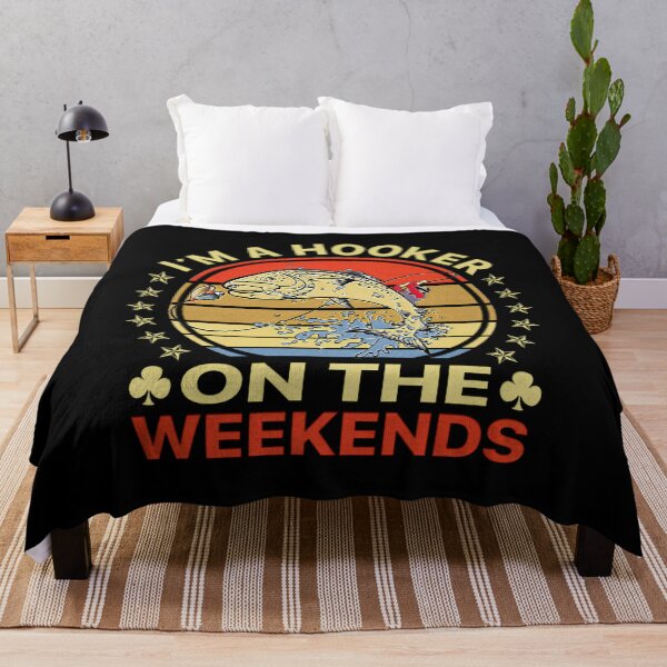 Item preview, Angler's Delight: Embracing the Weekend Hooker Life. designed and sold by momoworlddesign.