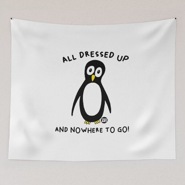 Item preview, ALL DRESSED UP PENGUIN designed and sold by TODD GOLDMAN.