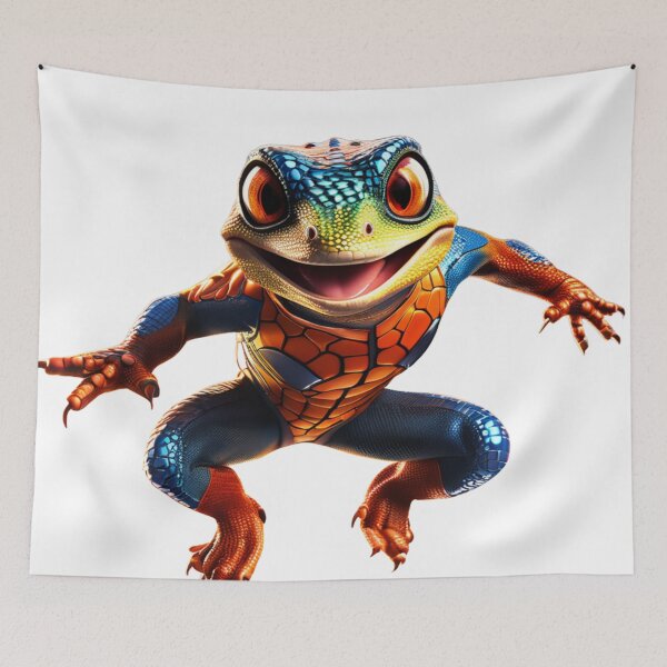 Item preview, Superhero super gecko designed and sold by Metaverse8.