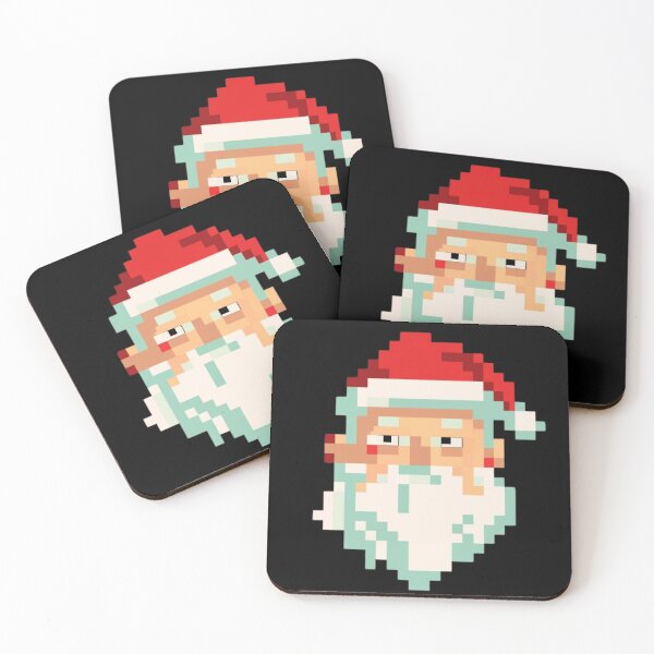 Item preview, Retro Pixel Santa | Christmas pixel Santa designed and sold by MarsLights.