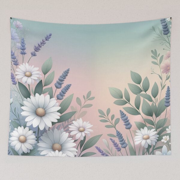 Item preview, Serene Daisies and Lavender Bliss designed and sold by floraldesigns-v.