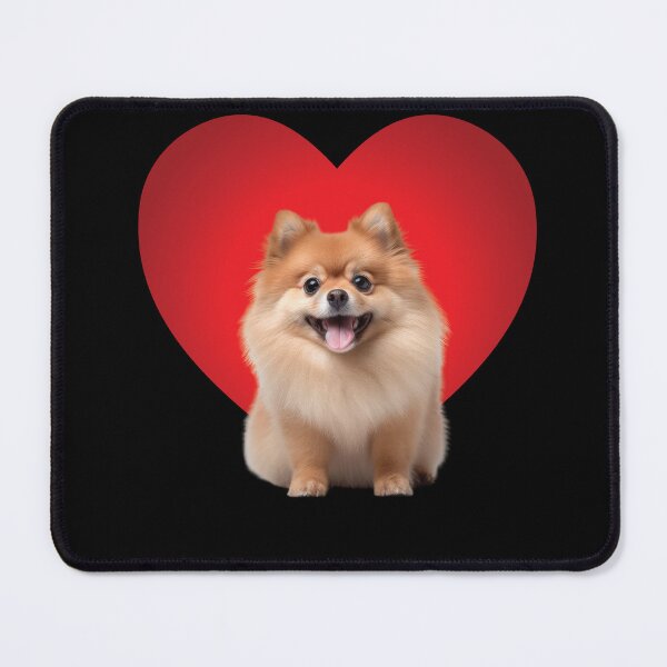Item preview, Pomeranian Heart Dwarf Spitz Dog Puppy designed and sold by MooonTees.