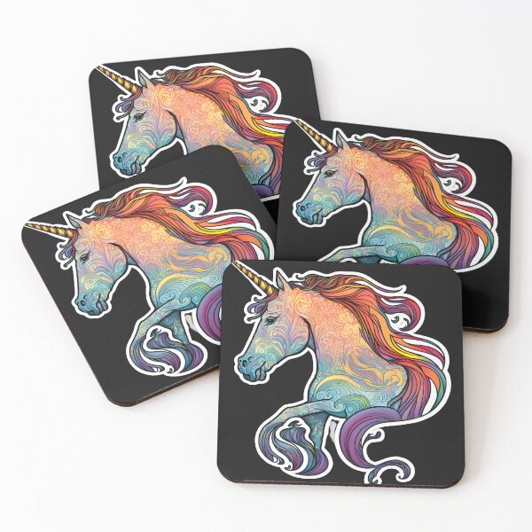 Item preview, Beautiful Abstract Unicorn Art designed and sold by PeteRascal.