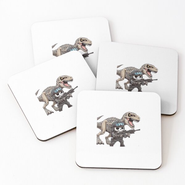 Item preview, Cute skeleton in tactical gear with raptor designed and sold by Wxjtecki.
