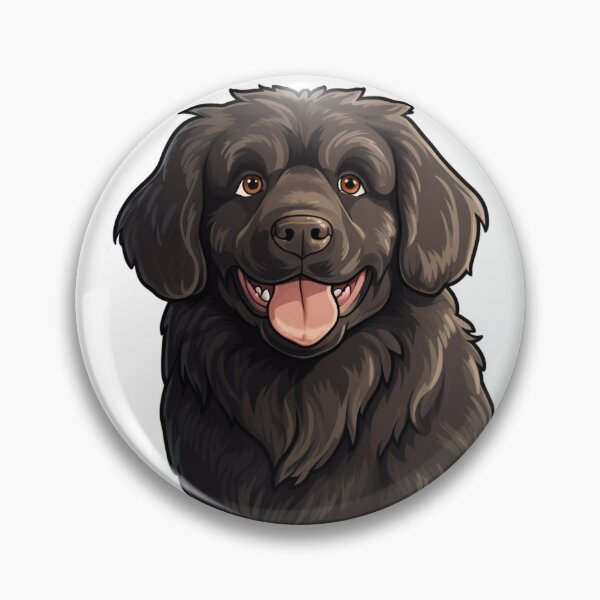 Item preview, Charming Newfoundland - Cartoon Canine Delight designed and sold by PureGlee.