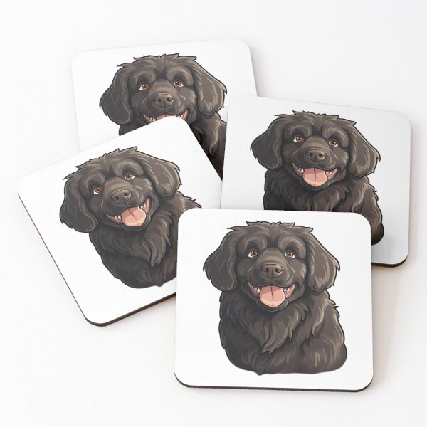 Item preview, Charming Newfoundland - Cartoon Canine Delight designed and sold by PureGlee.