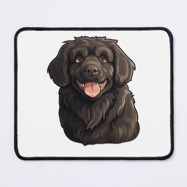 Item preview, Charming Newfoundland - Cartoon Canine Delight designed and sold by PureGlee.