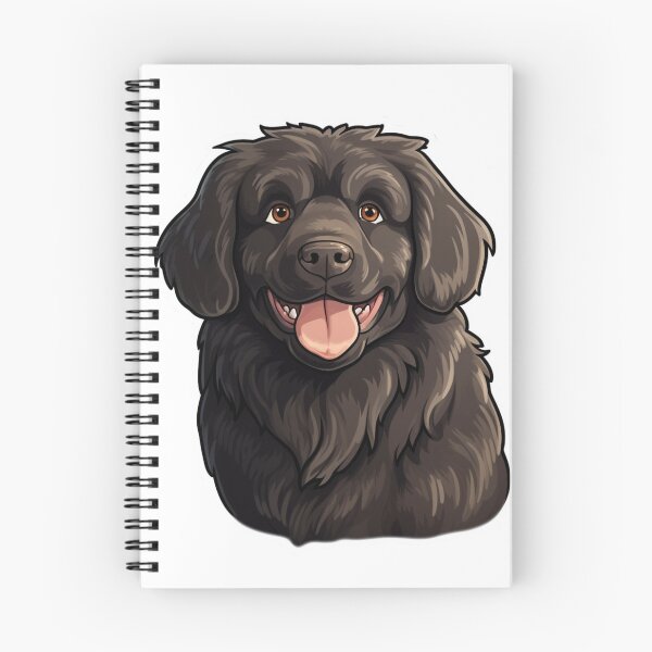 Item preview, Charming Newfoundland - Cartoon Canine Delight designed and sold by PureGlee.