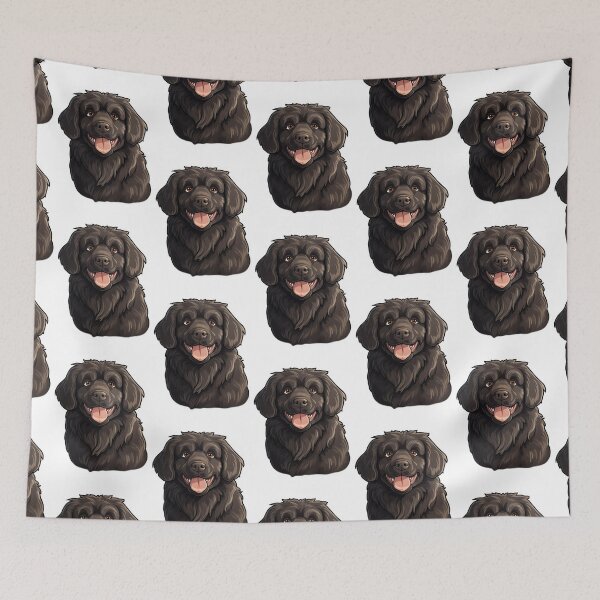 Item preview, Charming Newfoundland - Cartoon Canine Delight designed and sold by PureGlee.