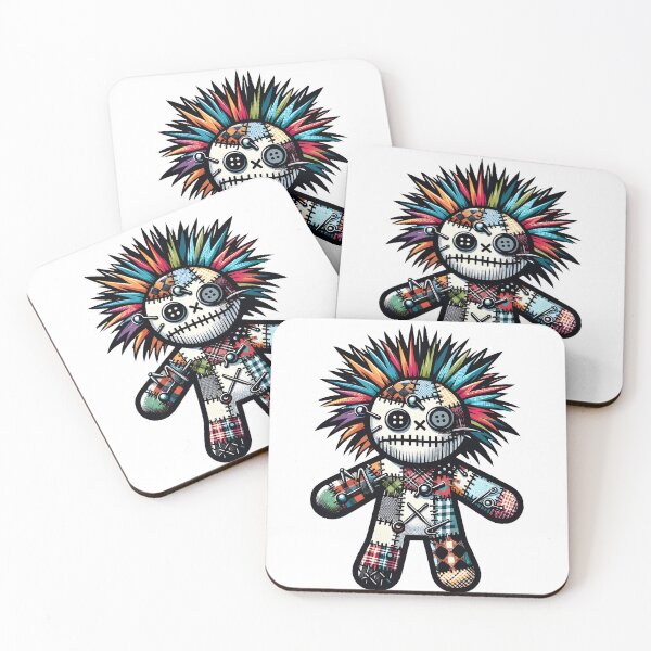 Item preview, Patchwork punk voodoo doll designed and sold by Truck Stop One.