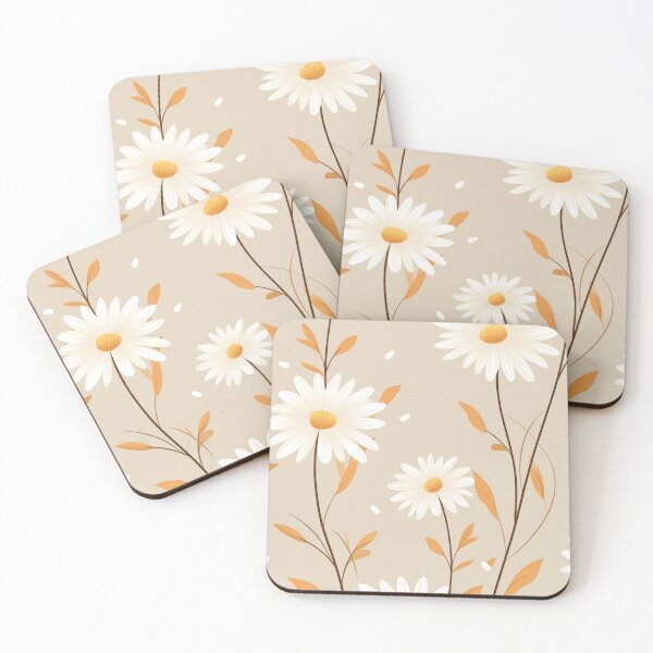 Item preview, Daises and leaves designed and sold by ffkj09.