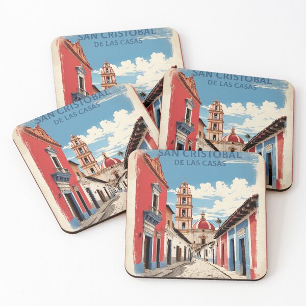 Item preview, San Cristobal de las Casas Mexico Vintage Poster Tourism designed and sold by TravelersGems.