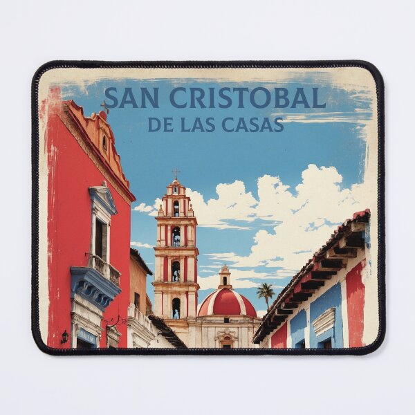 Item preview, San Cristobal de las Casas Mexico Vintage Poster Tourism designed and sold by TravelersGems.