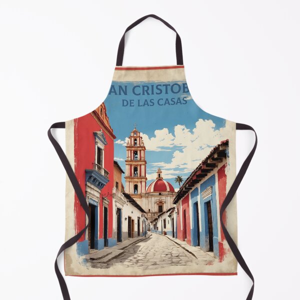 Item preview, San Cristobal de las Casas Mexico Vintage Poster Tourism designed and sold by TravelersGems.