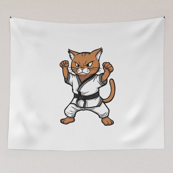 Item preview, Karate Cat designed and sold by FlexYourMind.
