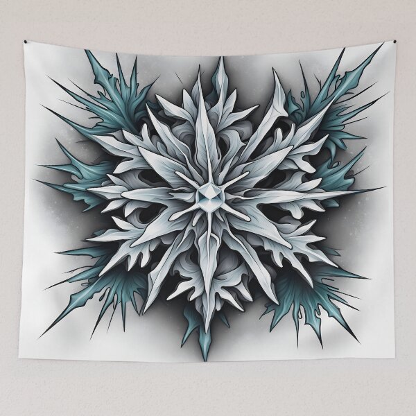 Item preview, Surrealistic Snow Crystal designed and sold by eternalai.