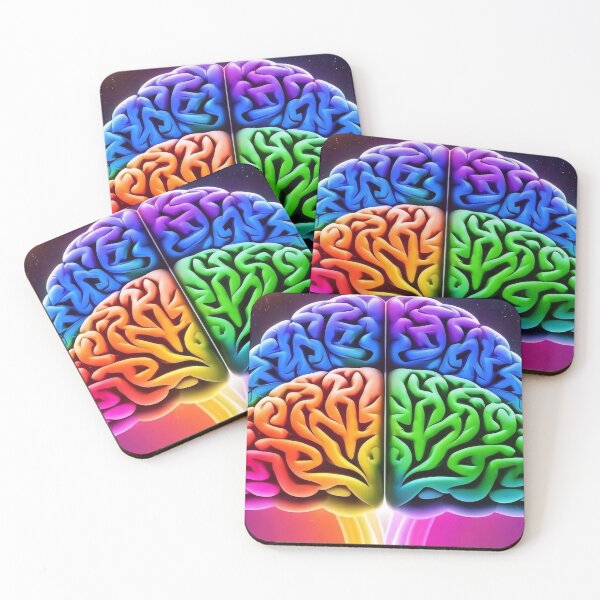Item preview, Colorful brain designed and sold by M-Y-A-R-T-.