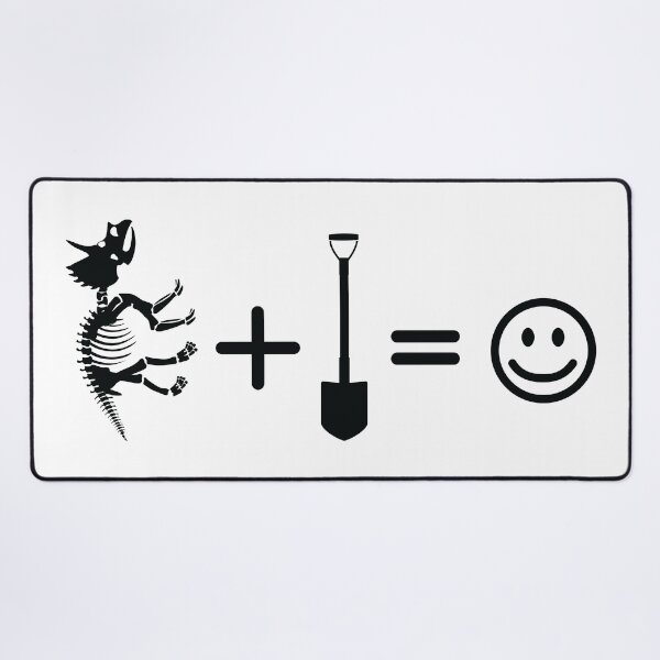 Item preview, Dinosaur + Shovel = Happy designed and sold by ScienceCorner.