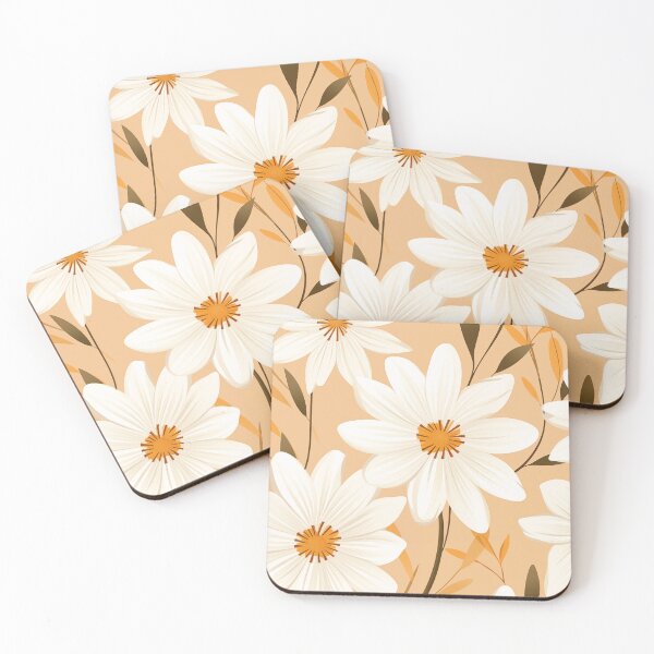 Item preview, Daises and leaves designed and sold by ffkj09.