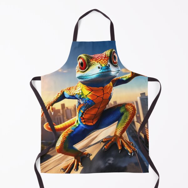 Item preview, Superhero gecko "at work" designed and sold by Metaverse8.