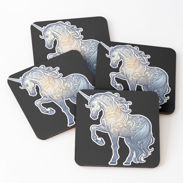 Item preview, Beautiful Abstract Unicorn Art designed and sold by PeteRascal.