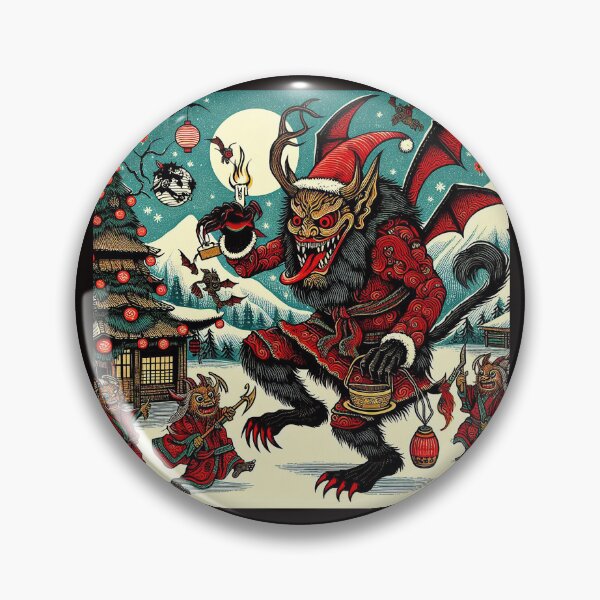 Item preview, Christmas Krampus -  Japanese style designed and sold by PickledjoArt.
