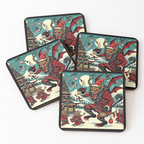 Item preview, Christmas Krampus -  Japanese style designed and sold by PickledjoArt.