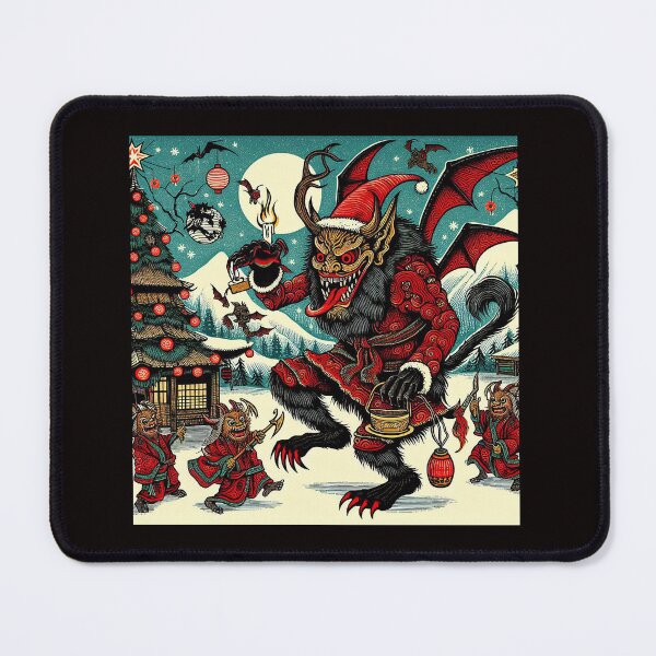 Item preview, Christmas Krampus - Japanese style designed and sold by PickledjoArt.