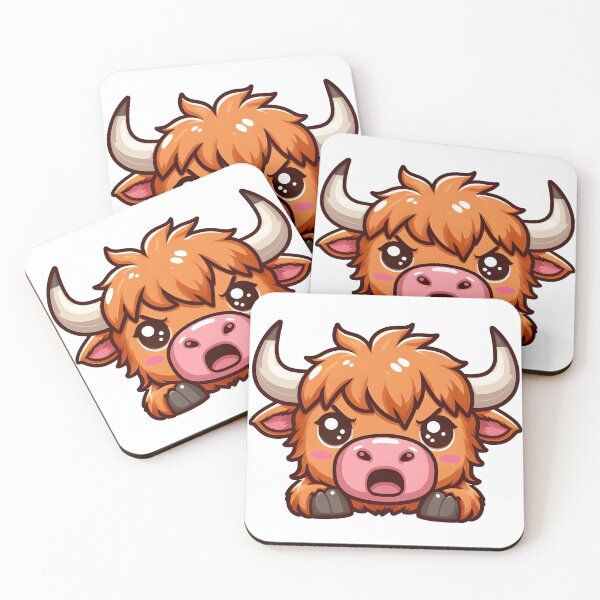 Item preview, Cute Angry Highland Cow designed and sold by DeeGeeArrt.