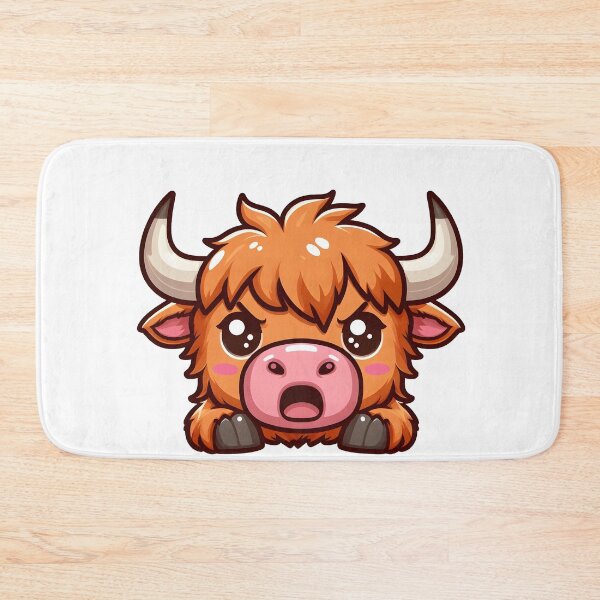 Item preview, Cute Angry Highland Cow designed and sold by DeeGeeArrt.