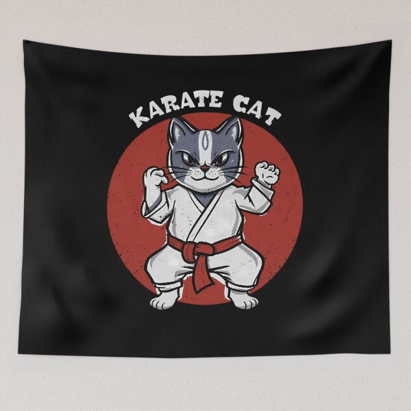 Item preview, Karate Cat designed and sold by FlexYourMind.