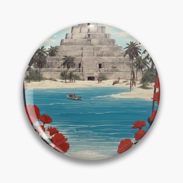 Artikelvorschau, Quintana Roo Mexiko Vintage Poster Tourismus entworfen und verkauft von TravelersGems.