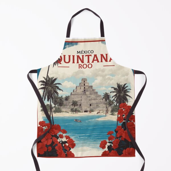 Item preview, Quintana Roo Mexico Vintage Poster Tourism designed and sold by TravelersGems.