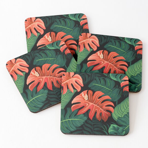 Item preview, Seamlees Monstera Tropical Oasis designed and sold by HisoTorDesign.