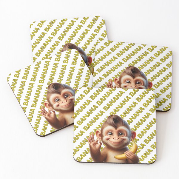 Item preview, banana monkey designed and sold by Animalia-.