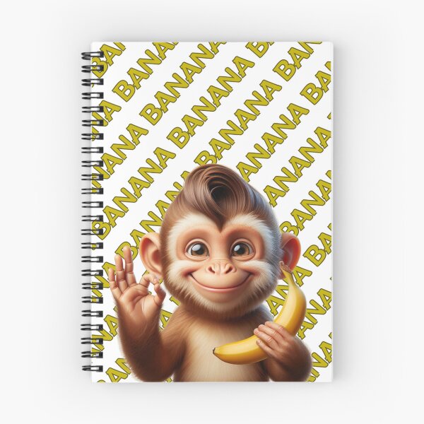 Item preview, banana monkey designed and sold by Animalia-.