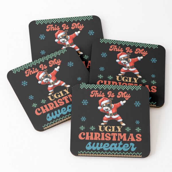 Item preview, "This Is My Ugly Christmas Sweater Dabbing Boxer Edition" designed and sold by Xhevahir.