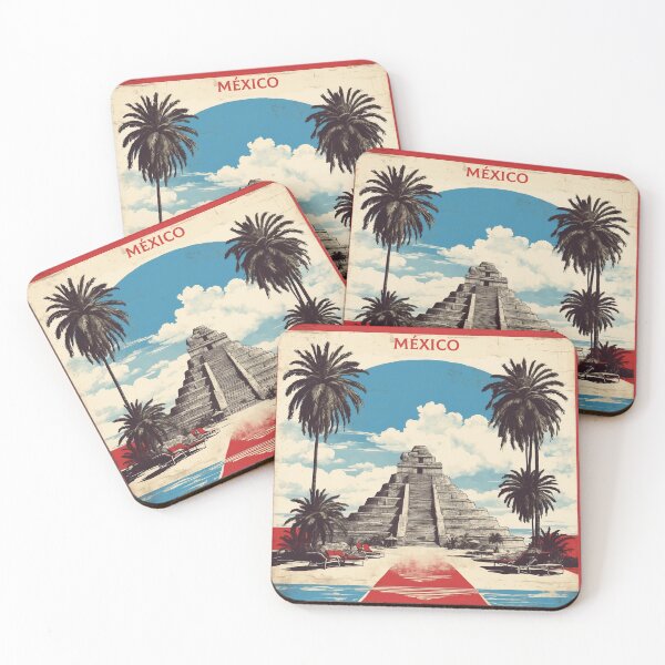 Item preview, Riviera Maya Quintana Roo Mexico Vintage Poster Tourism designed and sold by TravelersGems.