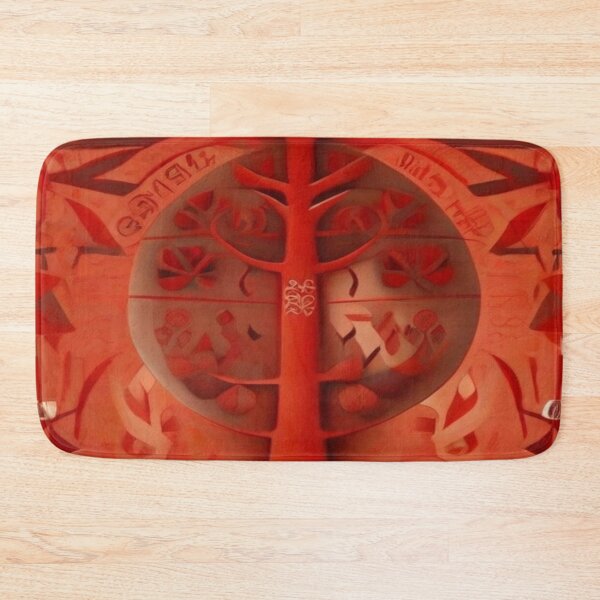 Item preview, Red brick with exotic tree designed and sold by aminz4.