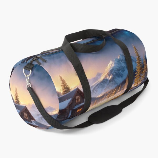 Item preview, Lonely cottage in the mountains in winter designed and sold by M-Y-A-R-T-.