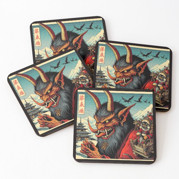 Item preview, Christmas Krampus -  Japanese style designed and sold by PickledjoArt.