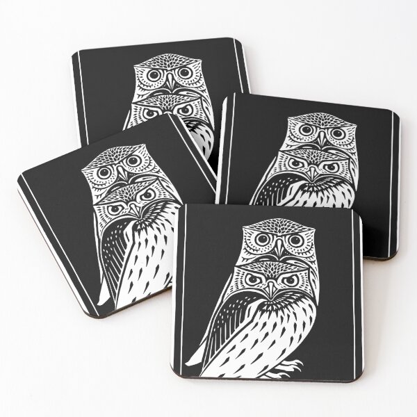 Item preview, Two Owls (1921) by Julie de Graag designed and sold by LoveYourCounty.