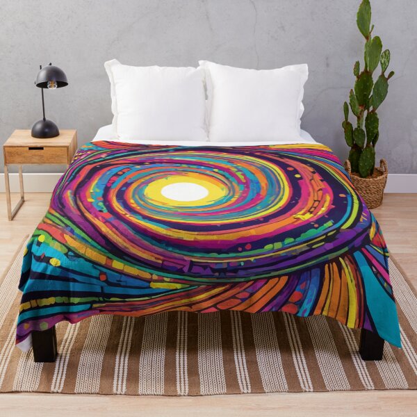 Item preview, Colorful pop art through the wormhole pattern designed and sold by clon-dot-net.