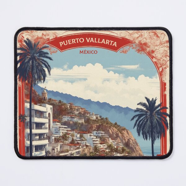 Item preview, Puerto Vallarta Mexico Vintage Poster Tourism designed and sold by TravelersGems.