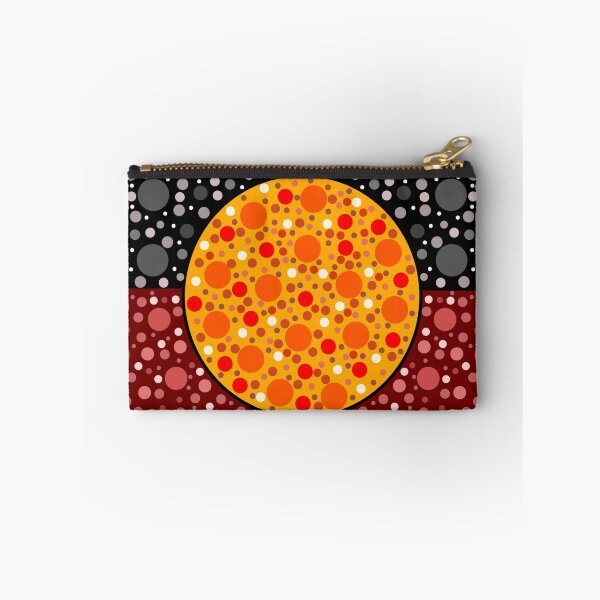 Item preview, Aboriginal australian flag dot art designed and sold by Quacktails.