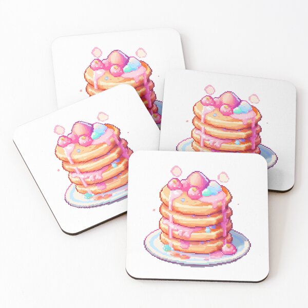 Item preview, Pink Pancakes, 16bit- Pixel art designed and sold by octoboobs.