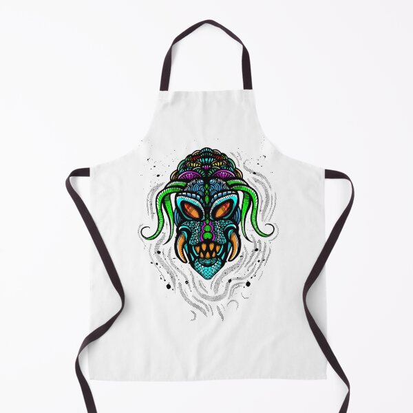Item preview, premium colorful mythical skull vector art designed and sold by Color-Lab.