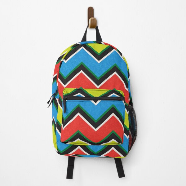 Item preview, Red Green Blue Chevron Pattern designed and sold by Blue-Banana.