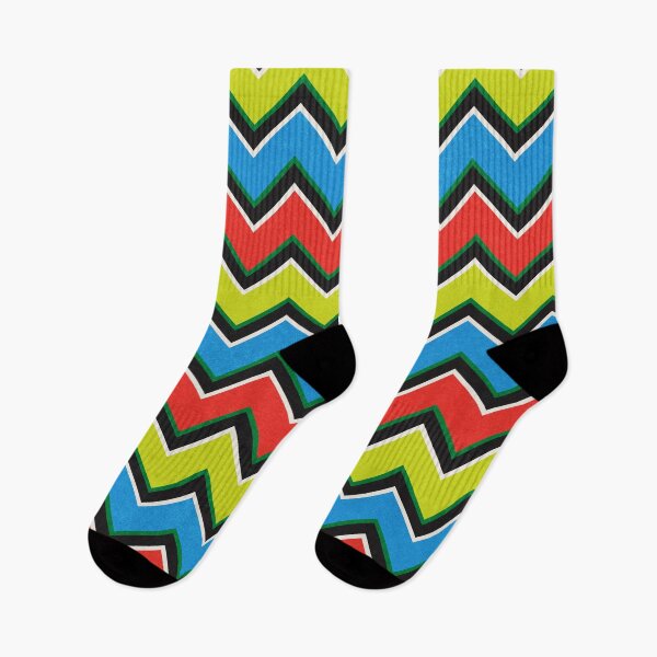 Item preview, Red Green Blue Chevron Pattern designed and sold by Blue-Banana.